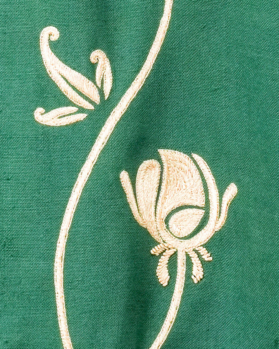 Kand Pushp Hand Embroidered Camp Shirt