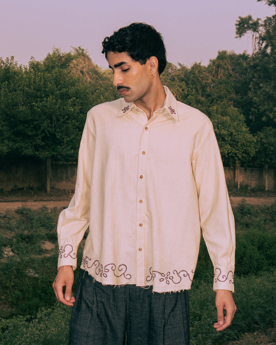 Free Spirit Hand Embroidered Shirt