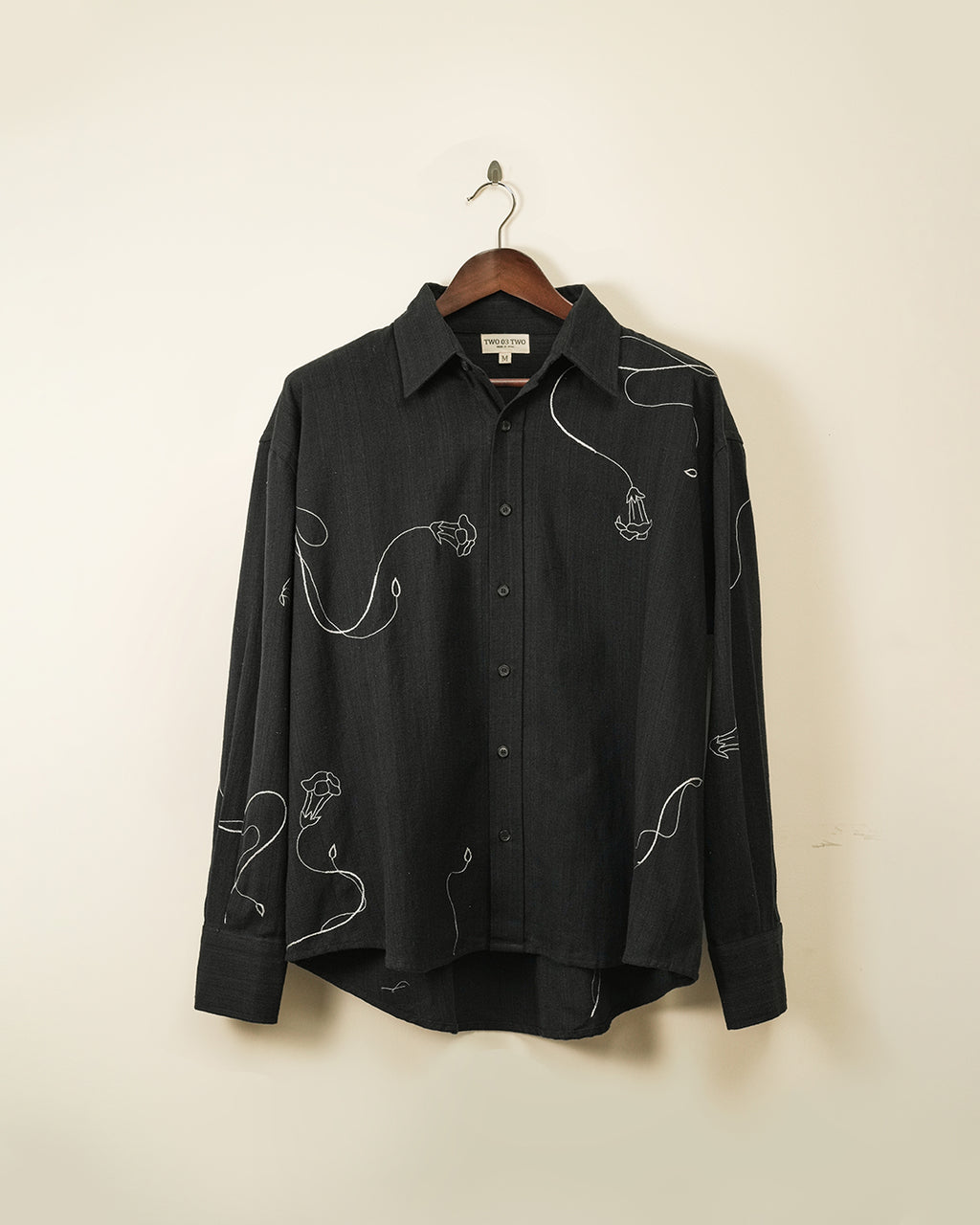 Silver Lining Hand Embroidered Shirt