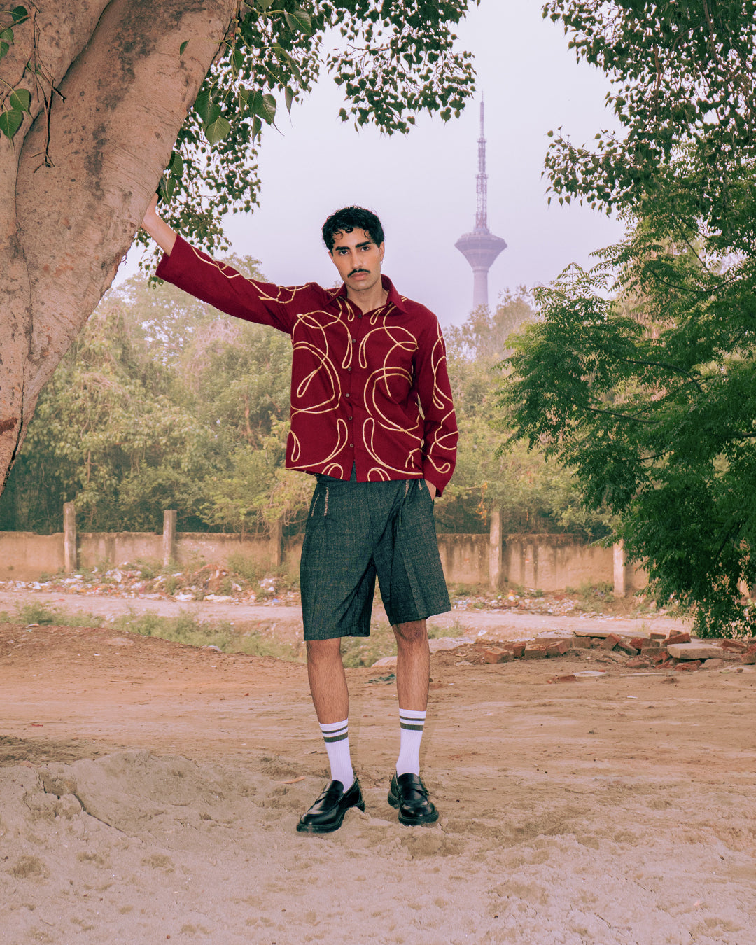 Cholo Handwoven Denim Short