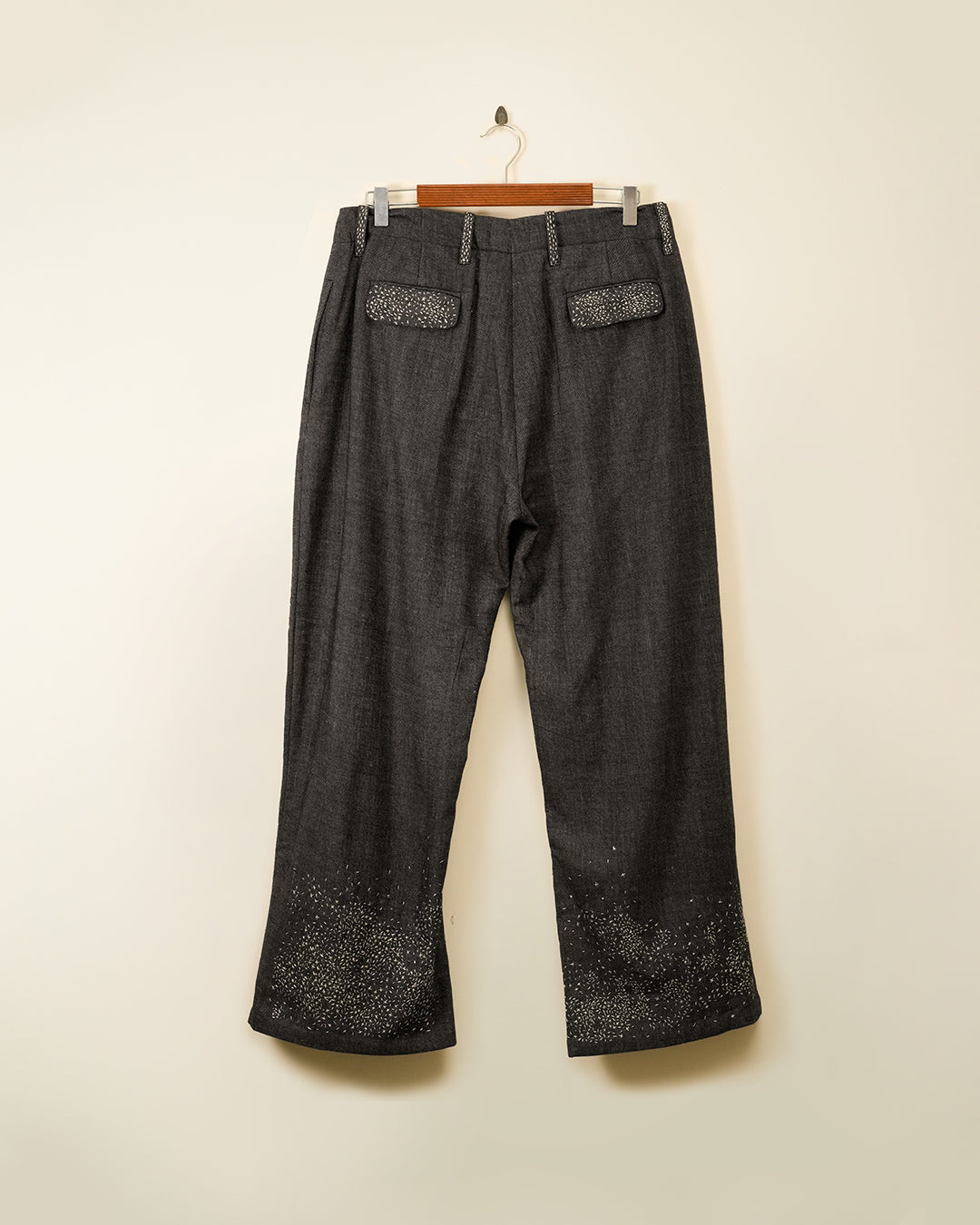 Mossy Handloom Denim Trouser
