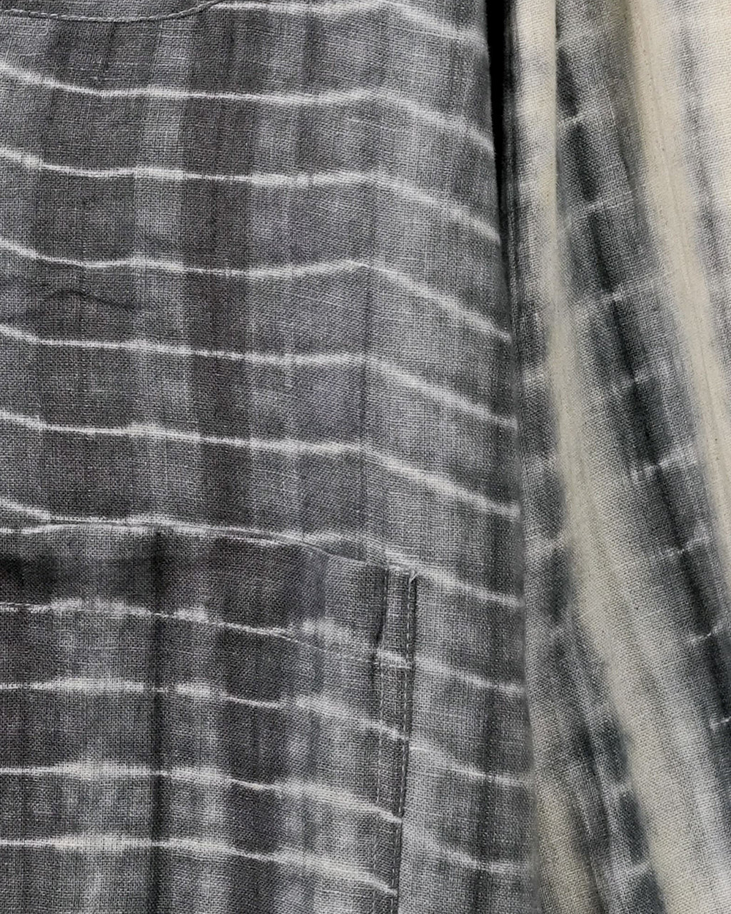 Wah Kaba Shibori Dye Linen Blazer