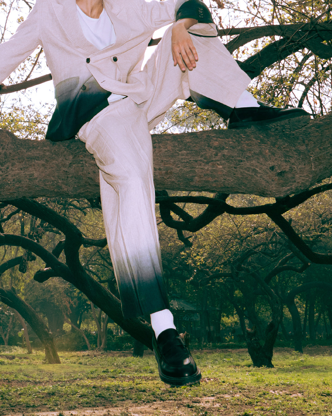 Phi Phi Hand Dyed Linen Trouser