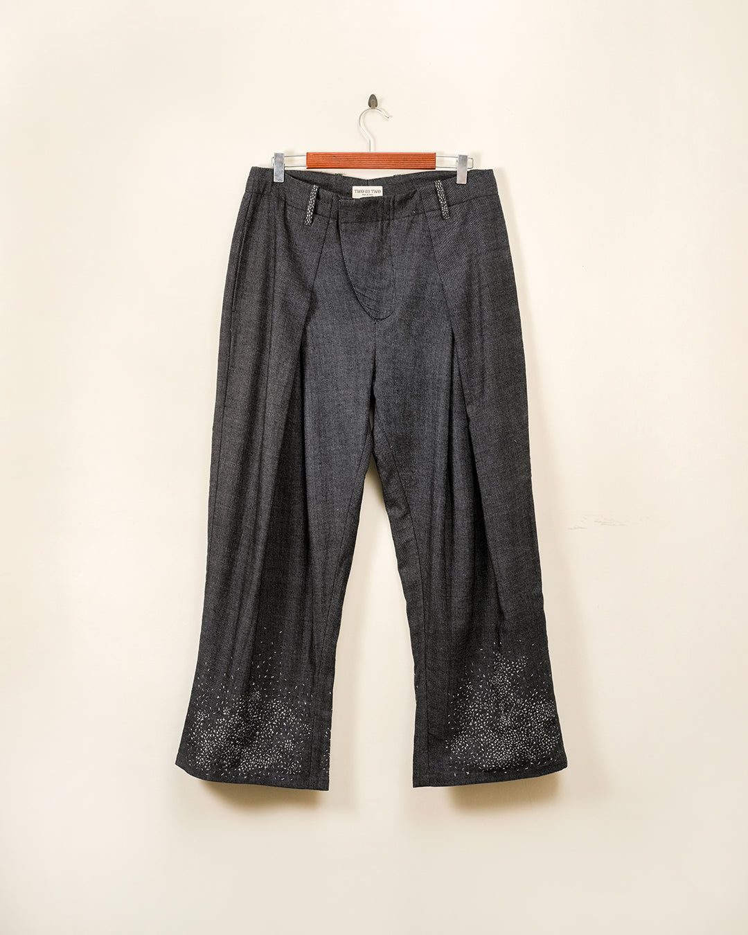 Mossy Handloom Denim Trouser