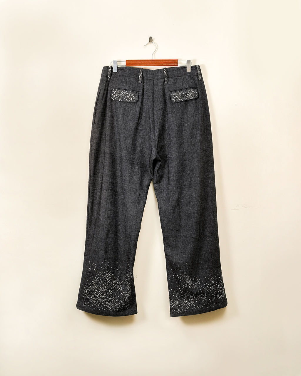Mossy Handloom Denim Trouser