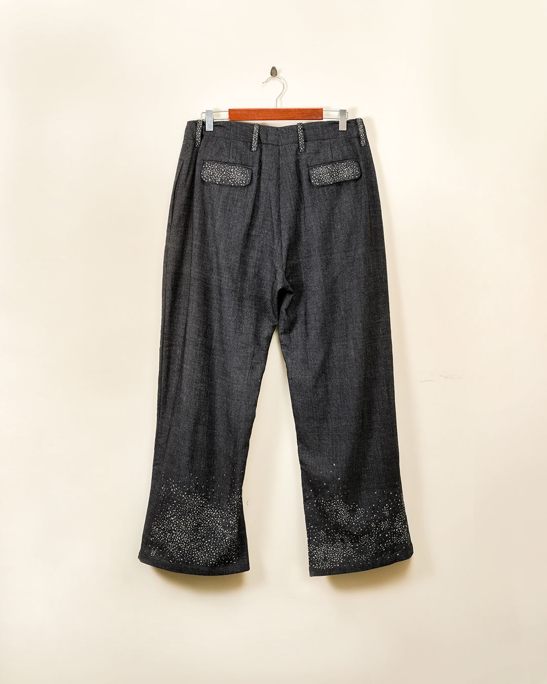 Mossy Handloom Denim Trouser