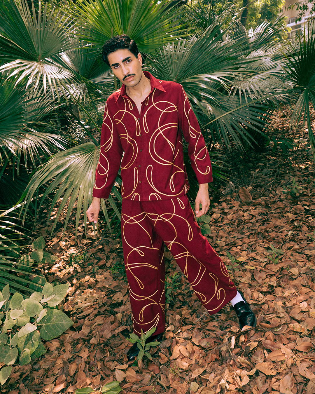 Murshid Hand Embroidered Shirt