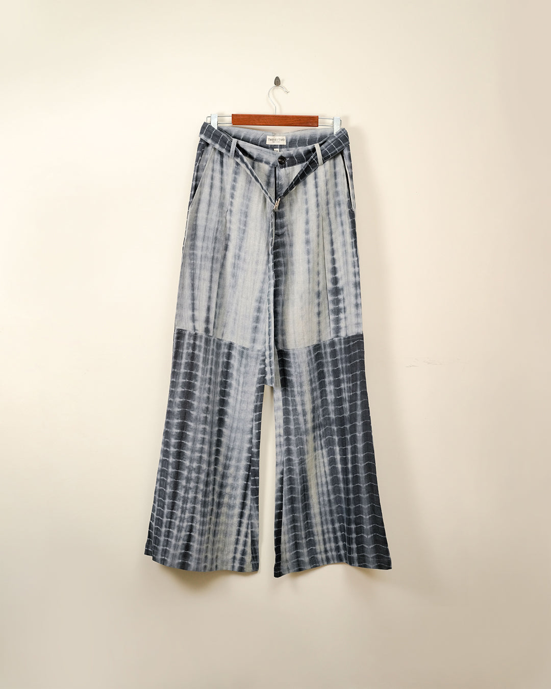Wah Kaba Shibori Dyed Pleated Trouser