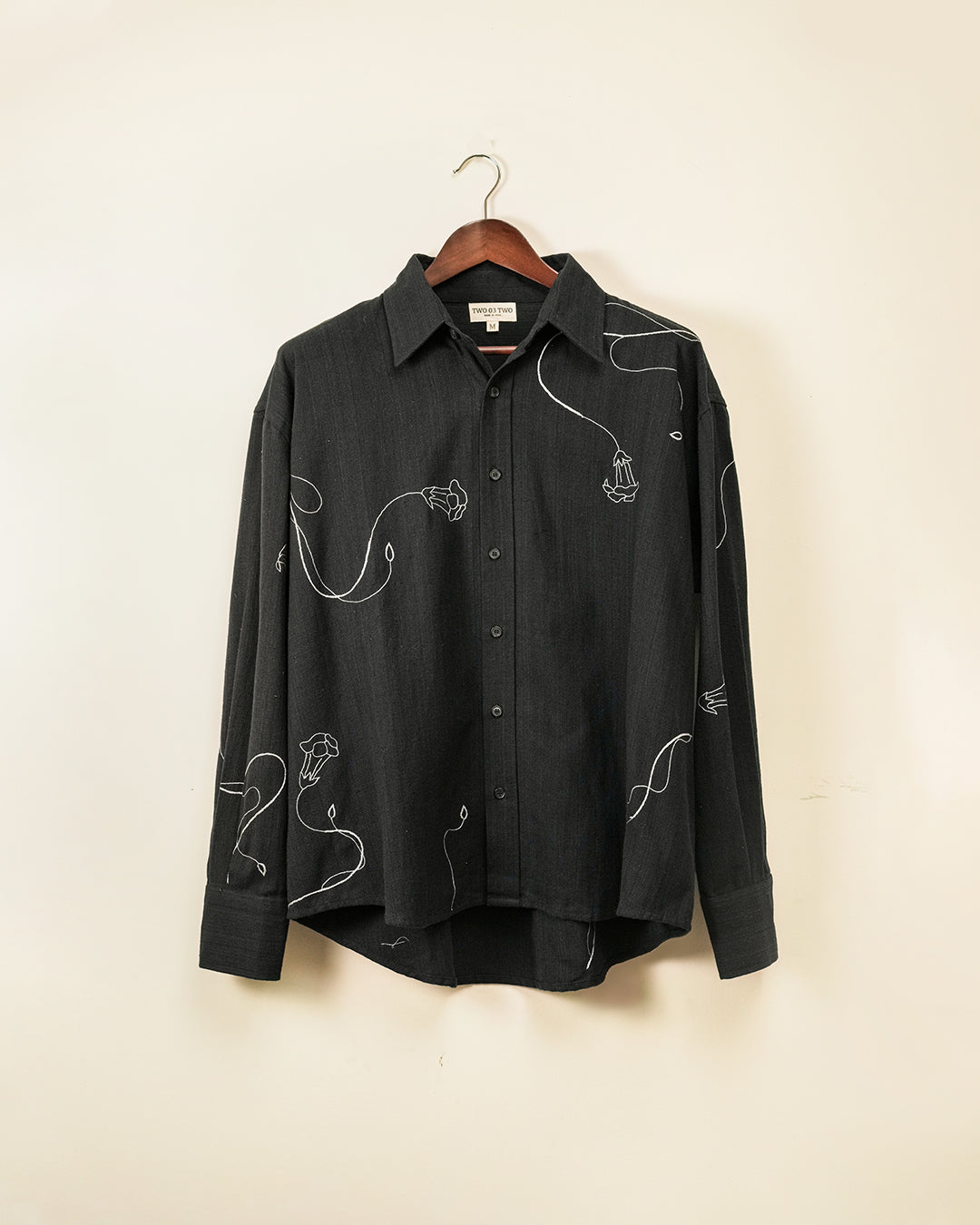 Silver Lining Hand Embroidered Shirt