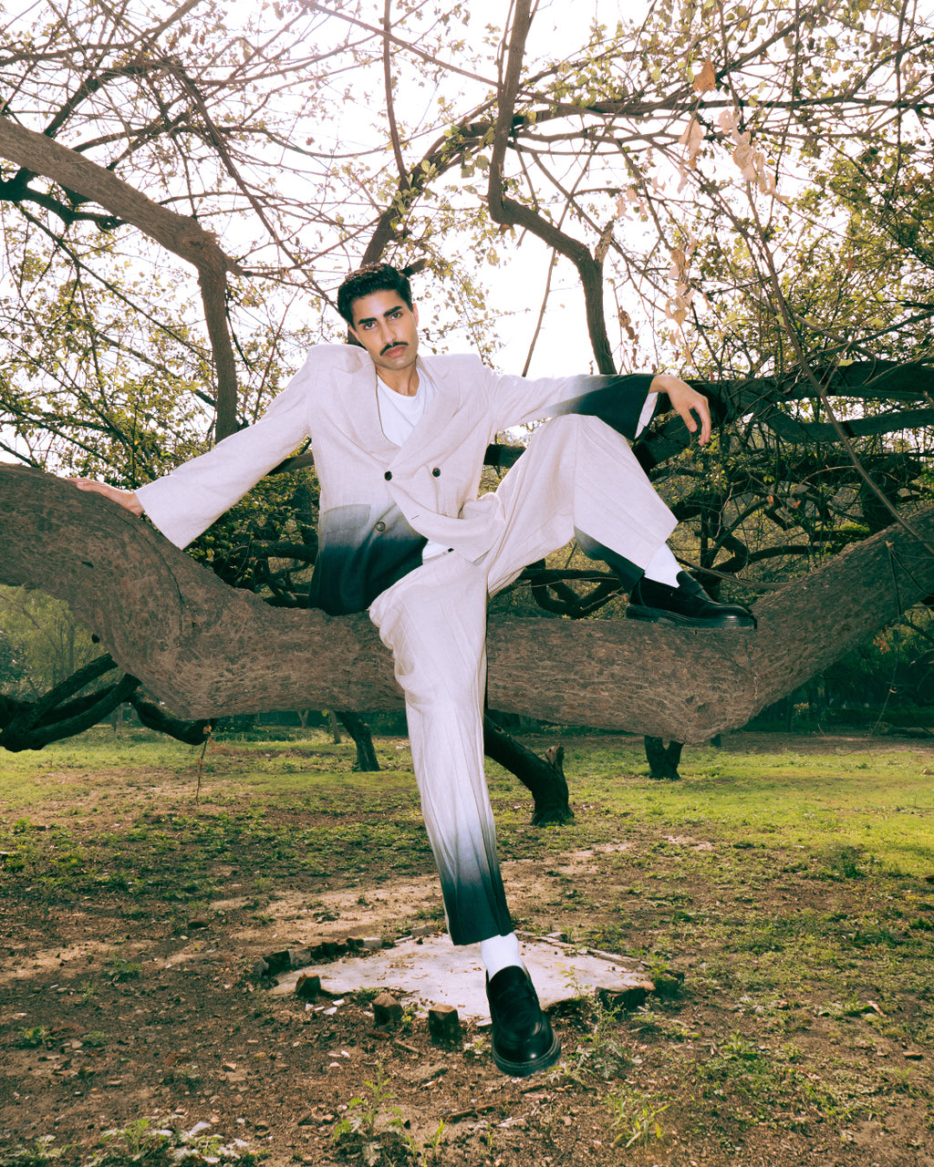 Phi Phi Hand Dyed Linen Blazer