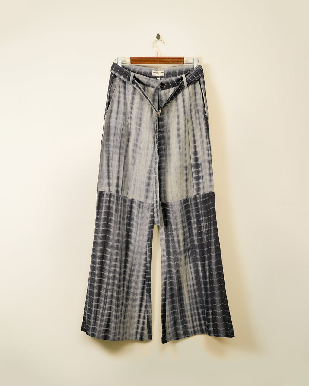 Wah Kaba Shibori Dyed Pleated Trouser