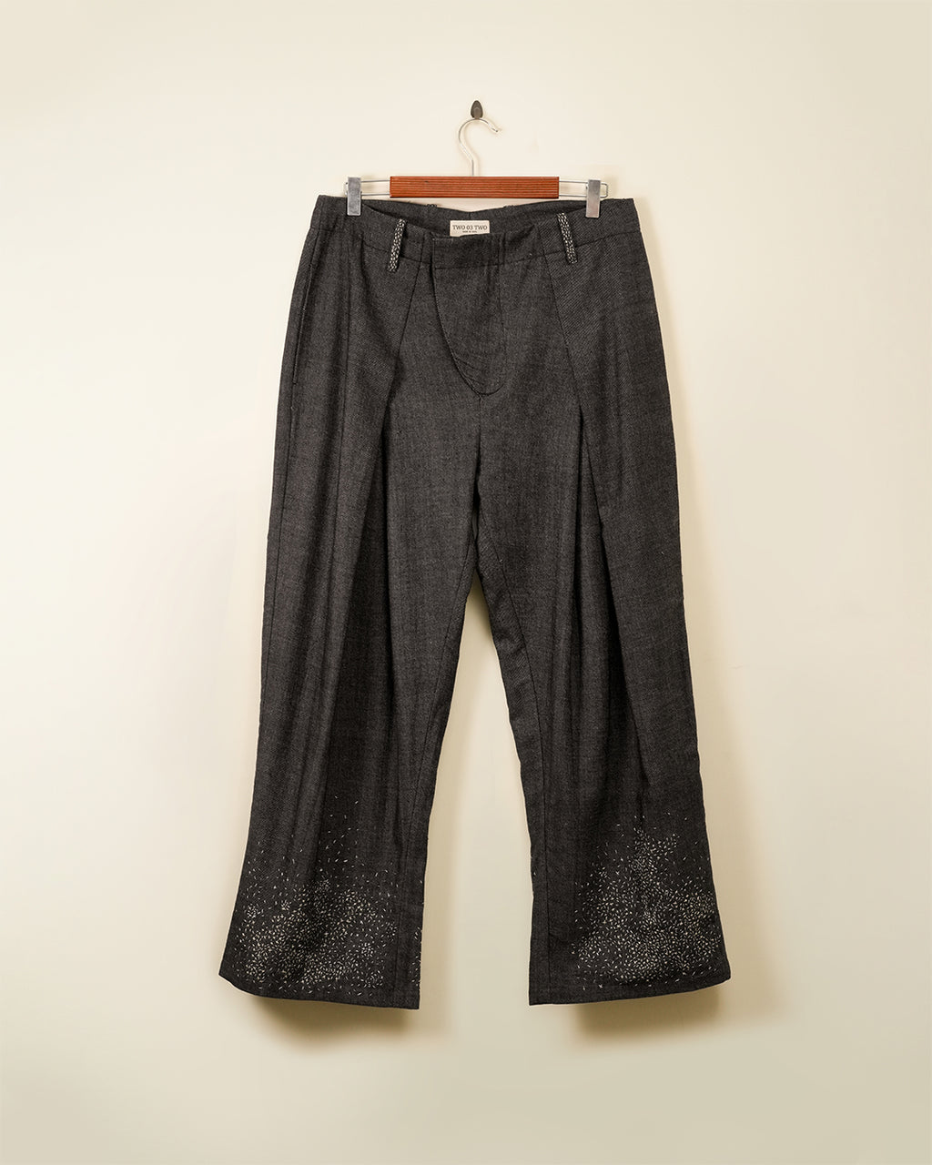 Mossy Handloom Denim Trouser