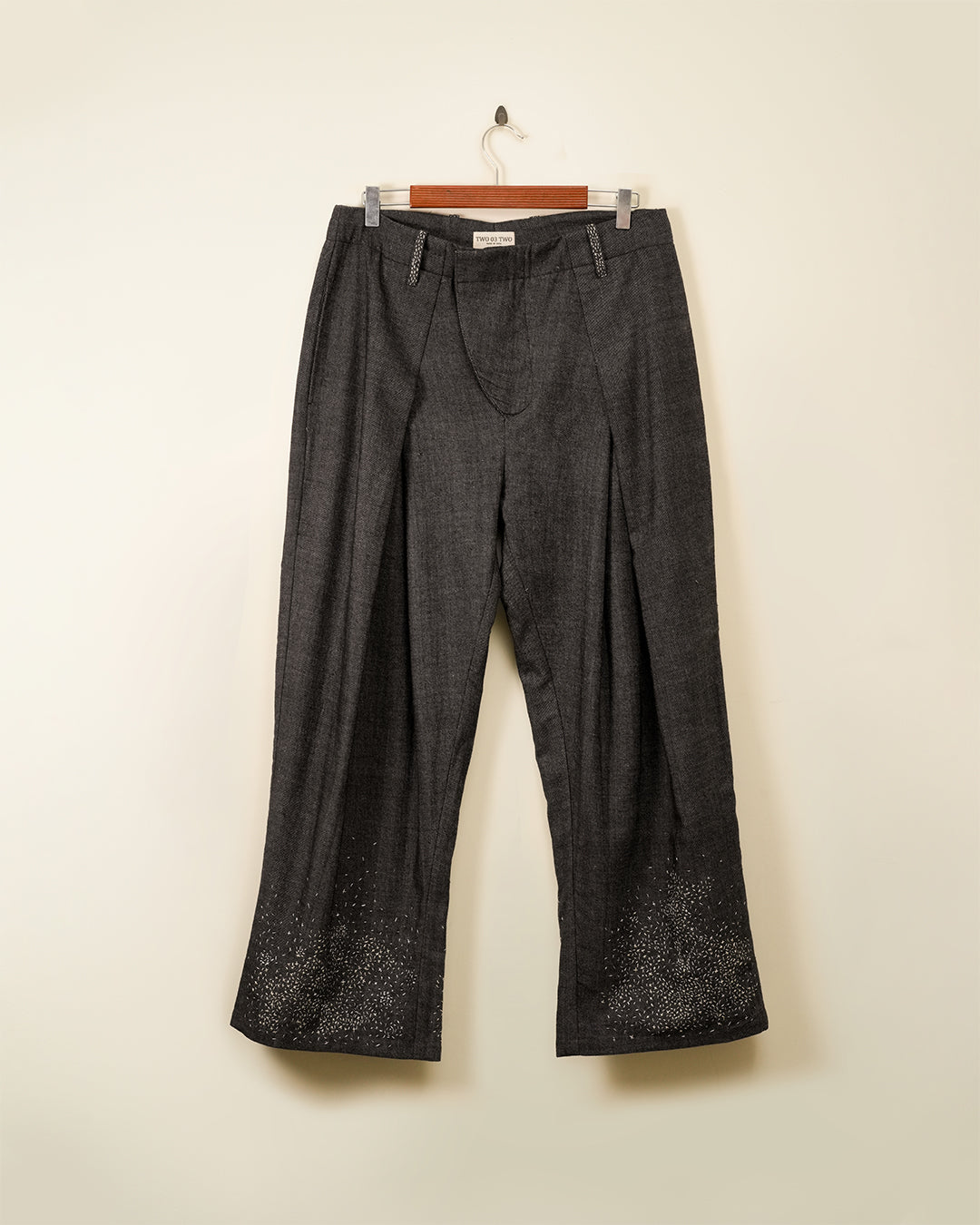 Mossy Handloom Denim Trouser