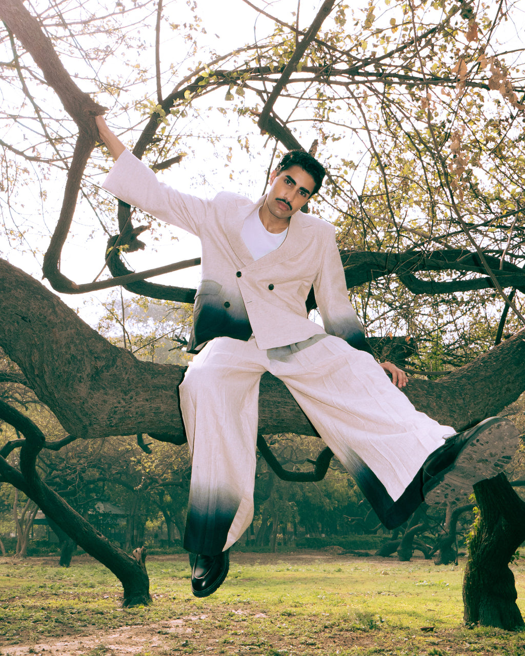 Phi Phi Hand Dyed Linen Trouser