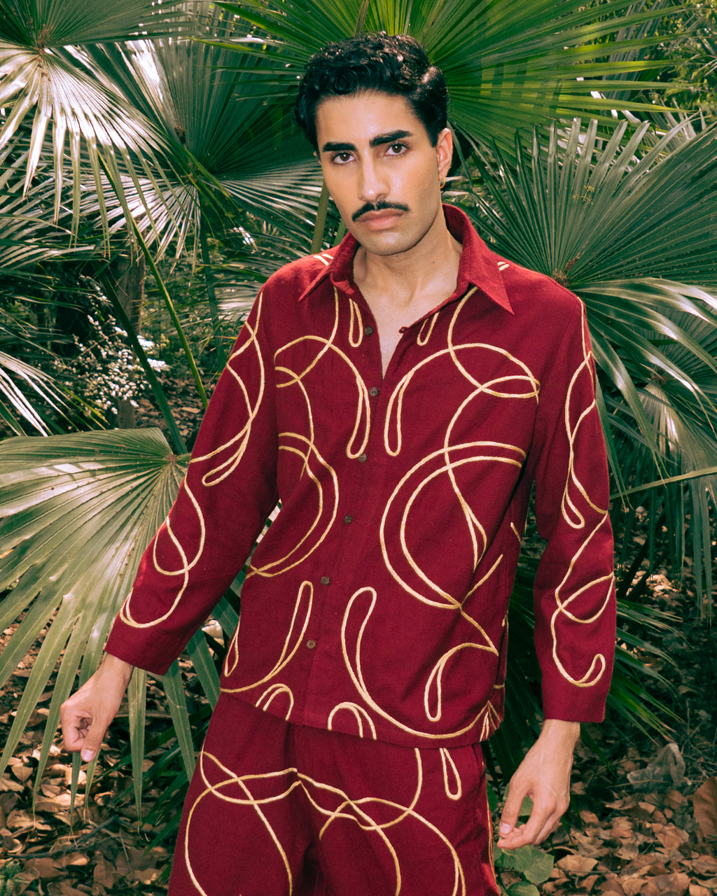 Murshid Hand Embroidered Shirt