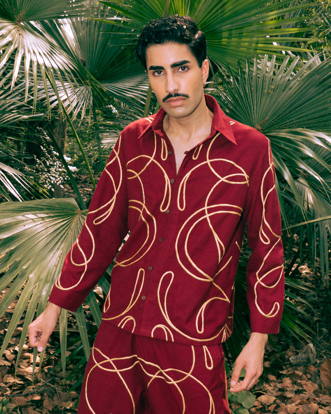Murshid Hand Embroidered Shirt