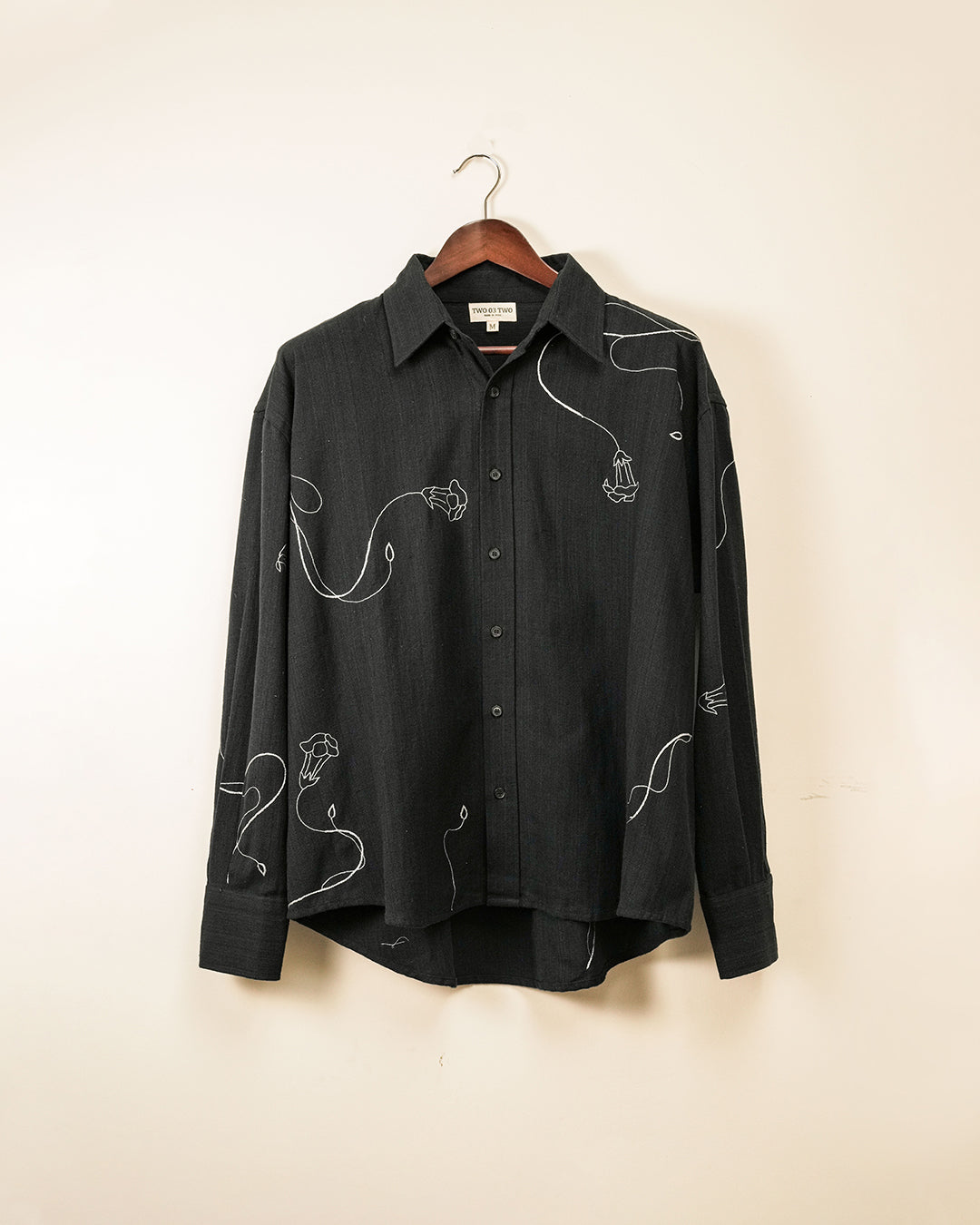 Silver Lining Hand Embroidered Shirt